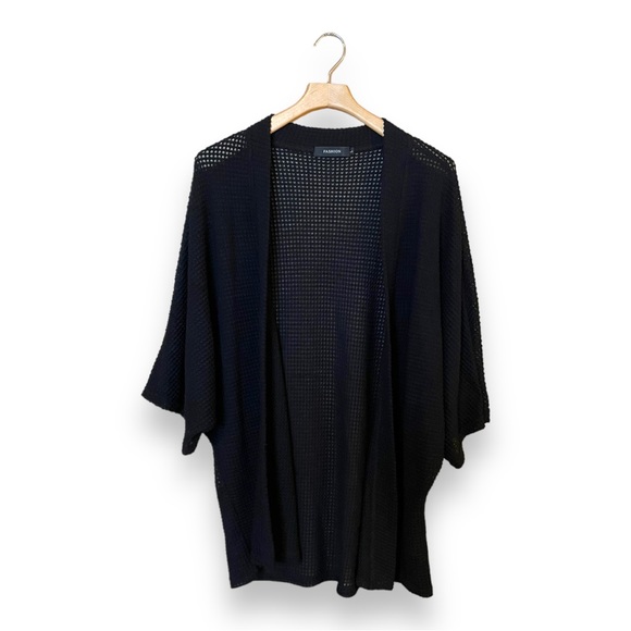 Sweaters - Women's Kimono Style Dolan Sleeve Open Sweater